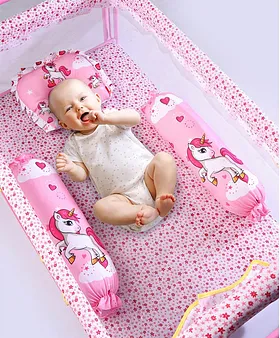 Baby bed clearance roll pillow