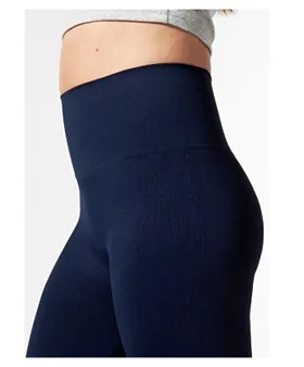 Mums & Bumps Blanqi Hipster Postpartum Support Crop Leggings Navy