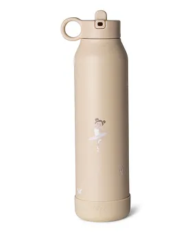 BOZ Kids Water Bottle for School with Straw Lid, Stainless Steel, 14 oz  (414ml) (Mermaid) 