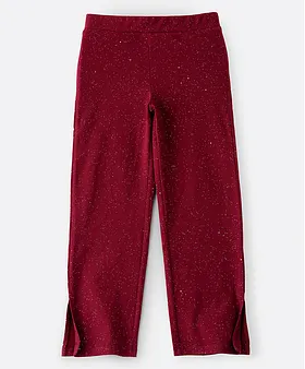 Maroon baby hot sale leggings