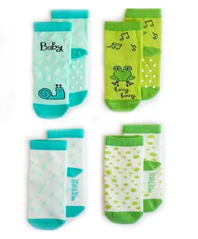 Non-Slip Super Soft - Ribbed Baby and Toddler Tights - 2 Pack in Spark –  The Little Sock Company