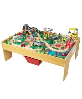 kidkraft train table set up