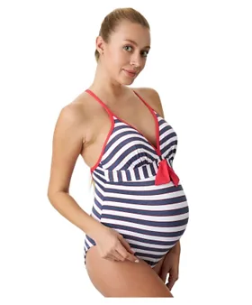 Mykonos Lurex One Piece Maternity Swimsuit