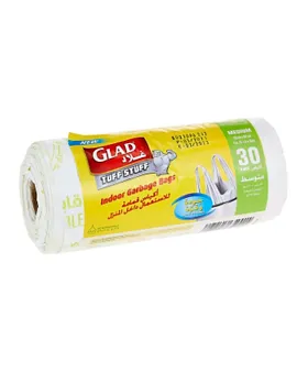 Glad - Tuff Stuff Garbage Bag Medium - White