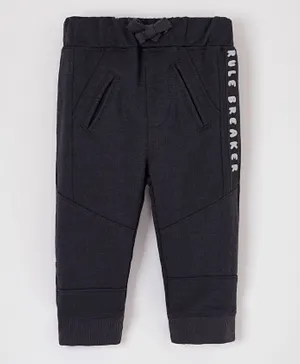 Minoti Washed Pique Joggers - Charcoal