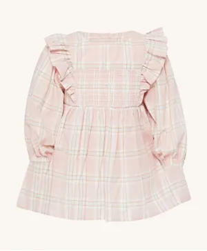 Bardot Junior Leni Check Mini Dress - Pink