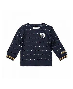 Dirkje Full Sleeves Sweater - Navy