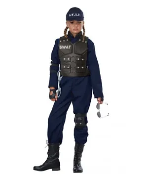 California Costumes Junior Swat Child Costume - Blue