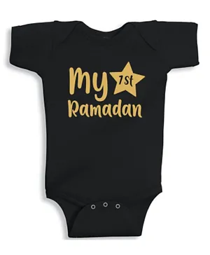 Twinkle Hands بدلة رمضان الأولى للأطفال - أسود