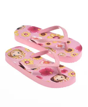Emoji Flip Flops - Pink