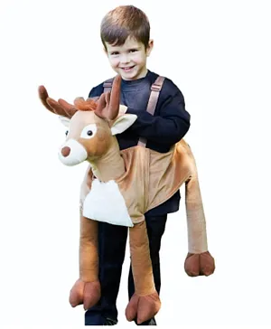 Party Centre/Travis Ride In Reindeer Costume - Brown