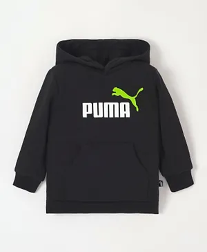 Puma ESS+ 2 Col Big Logo Hoodie FL - Black