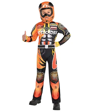 Party Centre Child Motorcross Driver Costume - Multi Color