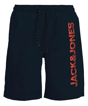 Jack & Jones Junior Graphic Shorts - Navy Blazer