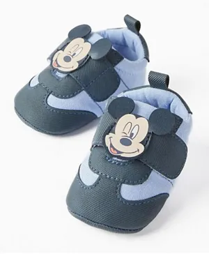 Zippy Mickey Mouse Booties - Dark Blue