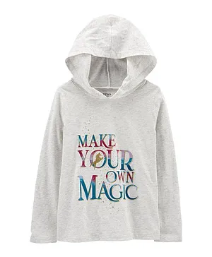 Carter's Make Your Own Magic French Terry Hoodie - Grey