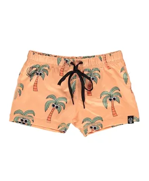 Beach & Bandits Palm Breeze Swim Shorts - Peach