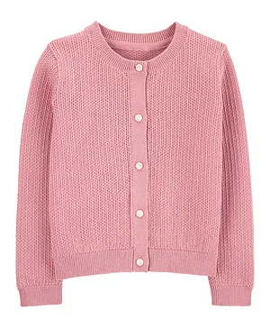 OshKosh B'Gosh Pointelle Cardigan - Pink