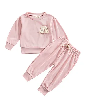 Kids Tales Sweatshirt & Sweatpants Set - Pink
