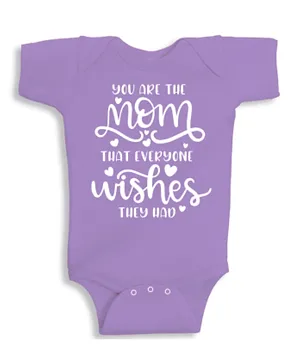 Twinkle Hands You Are The Mom Bodysuit - Purple - Mother's Day Special