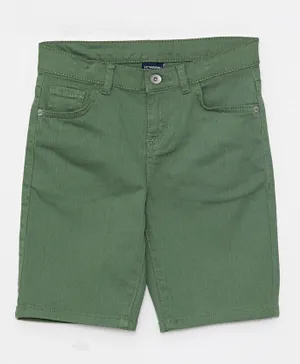 LC Waikiki Basic Gabardine Shorts - Green