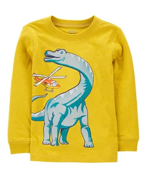 Carter's Dinosaur Jersey Tee - Yellow