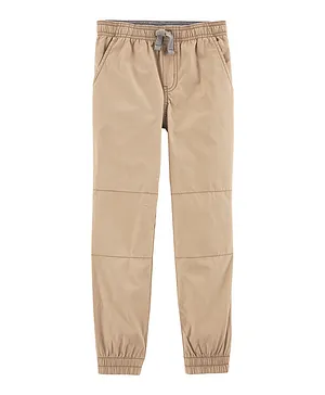 Carter's Pull-On Poplin Pants - Beige