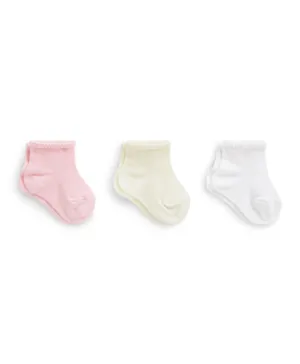 JoJo Maman Bebe 3 Pack Princess Socks - Multicolour