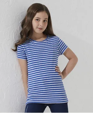 Neon Striped T-Shirt - Blue