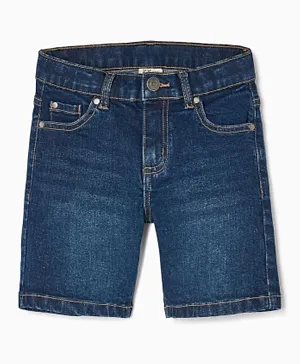 Zippy Denim Shorts - Blue