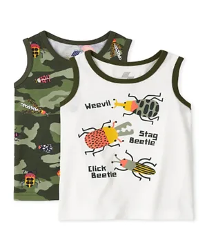 The Children's Place 2 Pack Insect Printed Vest - Multicolor