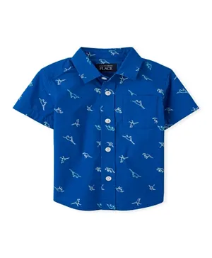The Children's Place Half Sleeves Shirt - Blue