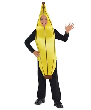 Party Centre Goin Banana Funny Fruit Costume - Yellow Black