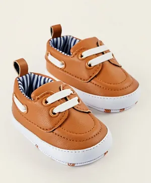 Zippy Boat Shoes - Brown