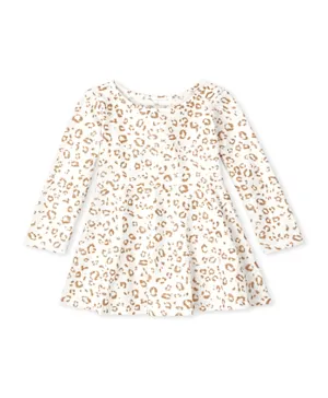 The Children's Place Leopard Printed Dress - White