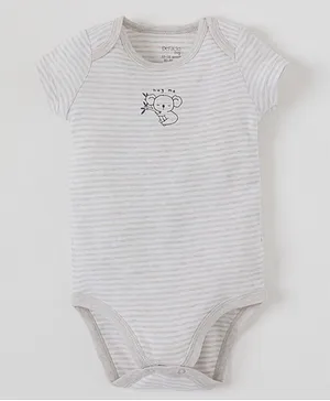 DeFacto Short Sleeve Bodysuit - Grey