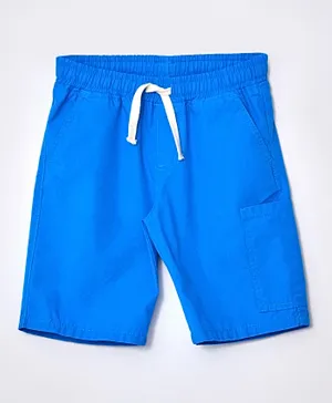 LC Waikiki Basic Gabardine Shorts - Blue