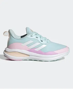 Adidas FortaRun Sports Running Lace Shoes - almost blue/ftwr white/clear pink