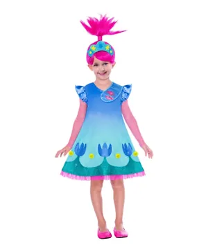 Party Centre Child Trolls Movie 2 Poppy Costume - Multicolor