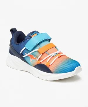 Kangaroos   Textured Sports Shoes With Hook And Loop Closure - Multicolor