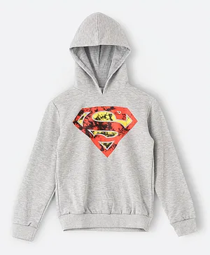Warner Brother Superman Hoodie - Grey