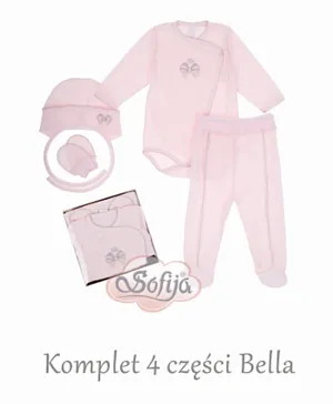 Sofija Bella 4 Piece Gift Set - Pink
