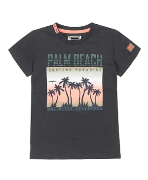 DJ Dutchjeans Palm Beach T-Shirt - Black