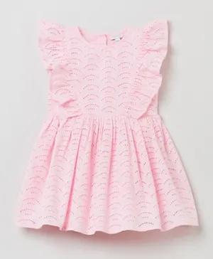 OVS Ruffled Sleeveless Dress - Pink