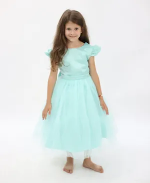 DDaniela Princess Embellished Dress - Blue
