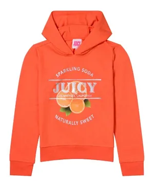 Juicy Couture Mandarin Graphic Hoodie - Orange