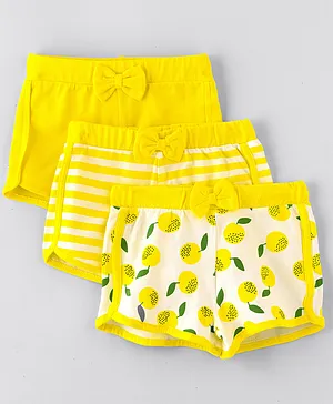 SAPS Lemon Shorts - Pack of 3