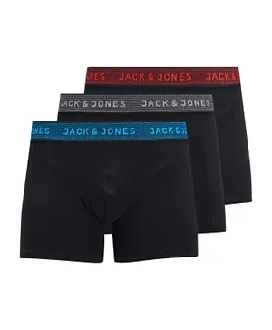 Jack & Jones Junior 3 Pack Jacwaistband Boxers - Black