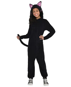 Costumes USA Party Centre Black Cat Zipster Costume - Black