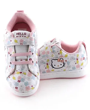 Sanrio Hello Kitty Girls Sneakers - White & Pink